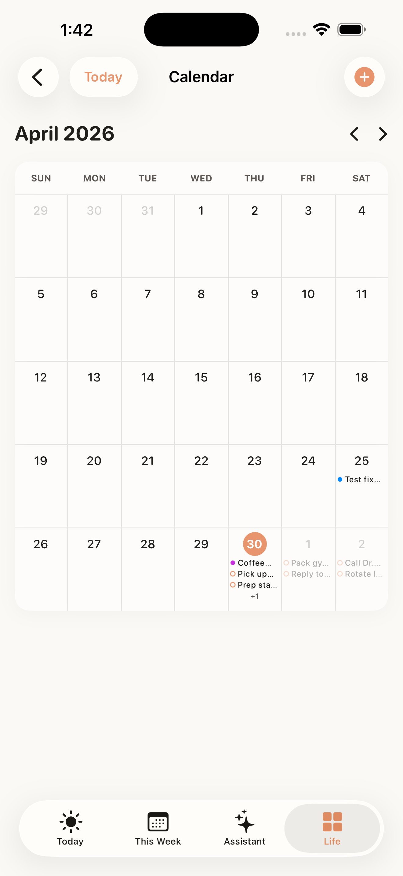 Calendar